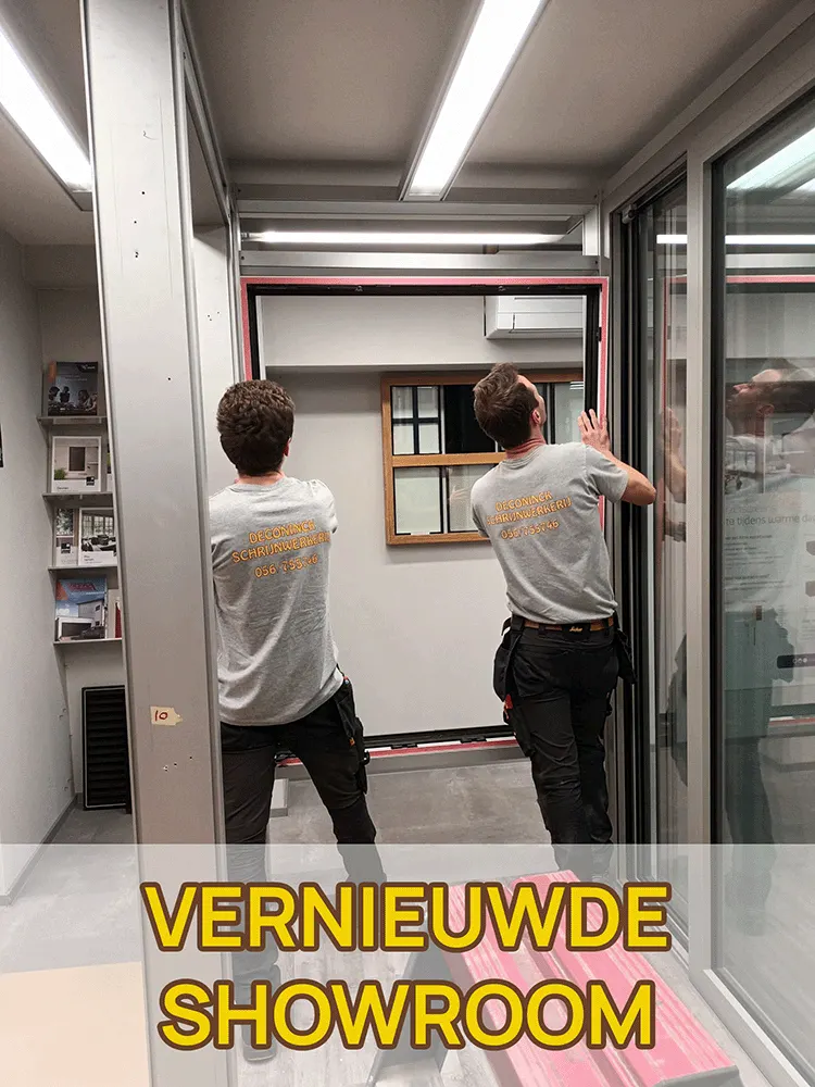 Onze vernieuwde toonzaal